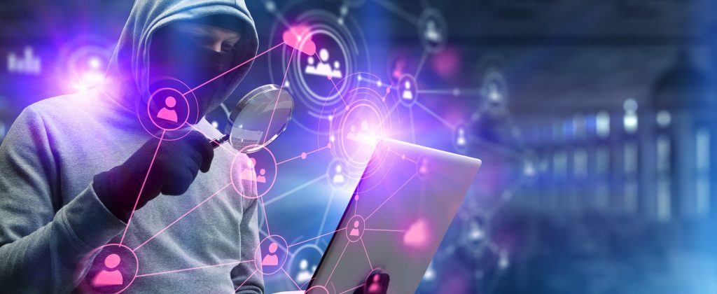 Network security and privacy crime. Mixed media _ My DSI